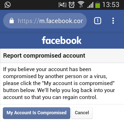 Facebook account hacked? Here's how to report and recover your compromised FB  account