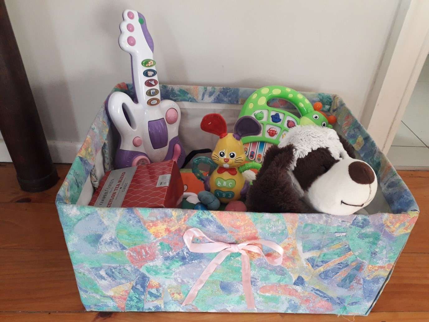 Box full of toys