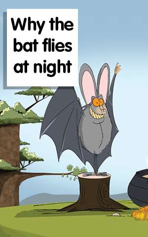 Why The Bat Flies At Night | FunDza